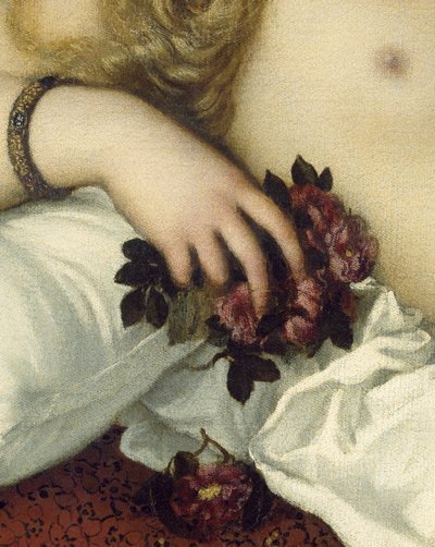 Venus of Urbino (detail) by Tiziano Vecelli